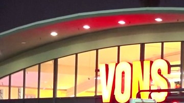 El incidente ocurrió alrededor en un Vons en la cuadra 1300 de N. Alvarado Street.