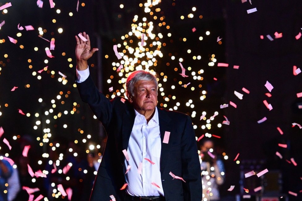 Andrés Manuel López Obrador, virtual presidente de México. 