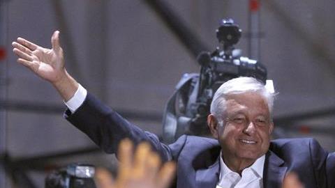 Andrés Manuel López Obrador, presidente electo de México.