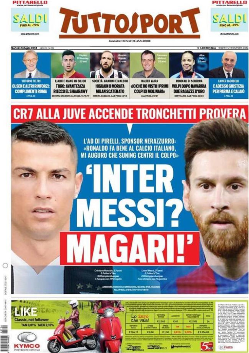 La prensa italiana destaca que el Inter de Milán busca fichar a Lionel Messi