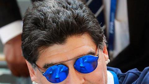 Maradona se muestra alegre por el triunfo de López Obrador en las elecciones presidenciales