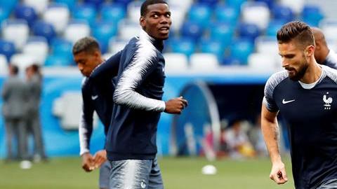 La selección de Francia se prepara para enfrentar los cuartos de final