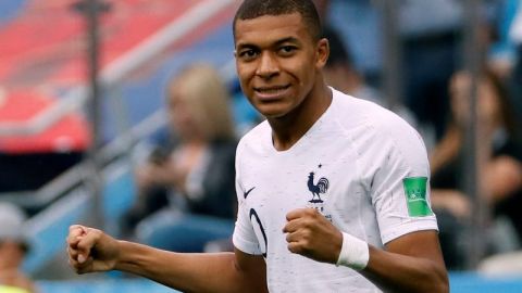 Kylian Mbappe no entrenó con Francia con vistas a la semifinal contra Bélgica. (Foto: EFE/EPA/ETIENNE LAURENT)