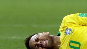El delantero brasileño Neymar durante el partido Brasil-Bélgica en Rusia 2018. (Foto: EFE/Julio Muñoz)