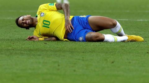 El delantero brasileño Neymar durante el partido Brasil-Bélgica en Rusia 2018. (Foto: EFE/Julio Muñoz)