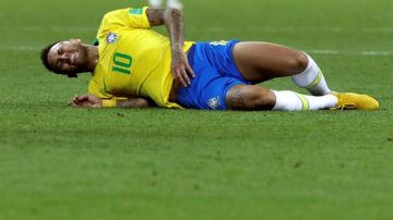 El delantero brasileño Neymar durante el partido Brasil-Bélgica en Rusia 2018. (Foto: EFE/Julio Muñoz)
