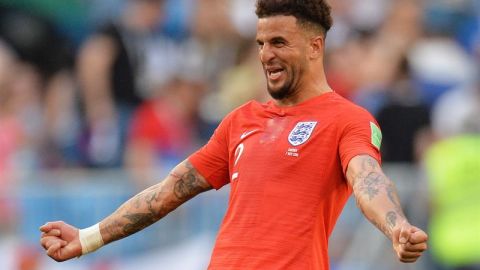 Kyle Walker, jugador de la selección de Inglaterra. (Foto: EFE/EPA/PETER POWELL)