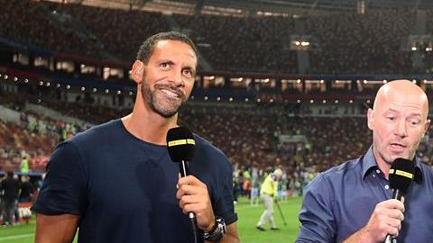 Shearer junto a Lineker y Ferdinand. EFE
