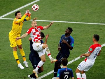 Francia volvió a mostrar superioridad sobre Croacia en Mundiales. (Foto: EFE/Lavandeira jr)