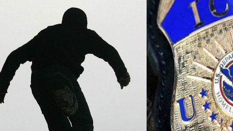 El hombre huyó cuando agentes de ICE trataron de arrestarlo mientras ponía dinero en un parquímetro