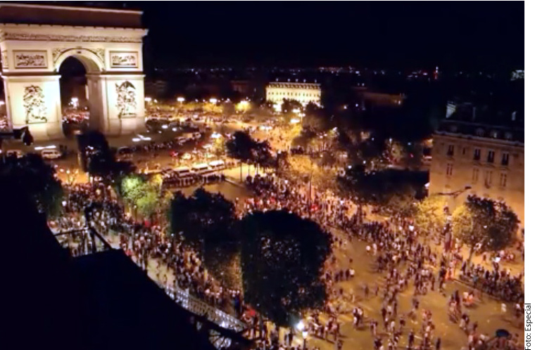 Se desataron disturbios en París durante los festejos por el pase de Francia a la final