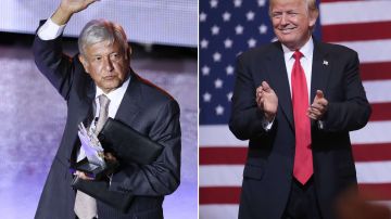 Andrés Manuel López Obrador y Donald Trump.