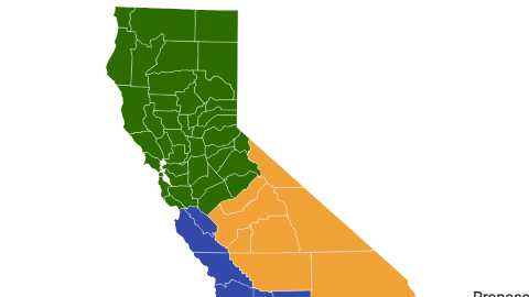 La propuesta de división.