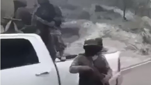 Presuntos integrantes del cártel Jalisco Nueva Generación.