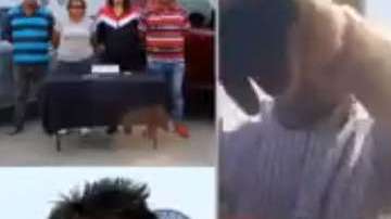 Momento del arresto de Armando Román "N", alias "El Loco".