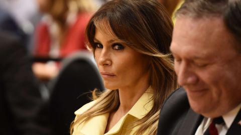 La primera dama Melania Trump.