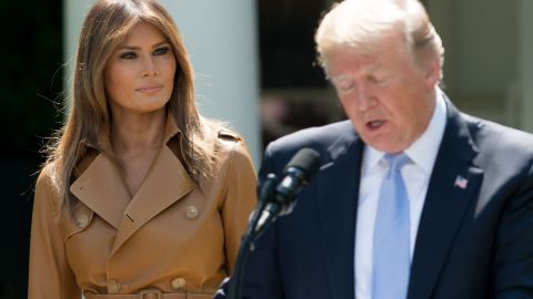La pareja presidencial.