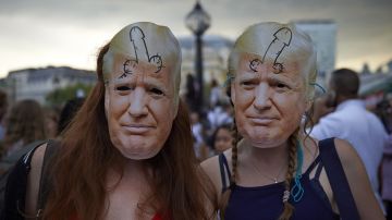 Fuertes protestas contra Trump sacuden a Londres