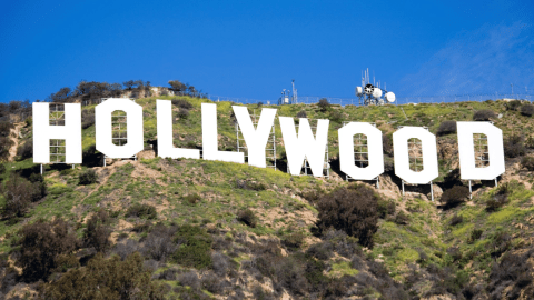 El letrero de Hollywood está en el popular Griffith Park.