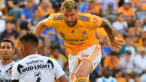 André-Pierre Gignac, estrella francesa de los Tigres de la UANL. (Foto: Imago7)