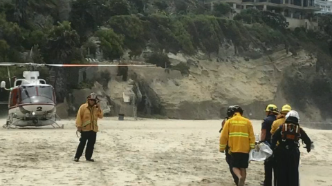 Brian Riggs fue encontrado inconsciente en el agua en 1,000 Steps Beach.