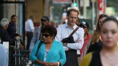 Barrio latino en Los Ángeles.