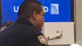 El incidente ocurrió en la puerta 72 del vuelo de United Airlines.
