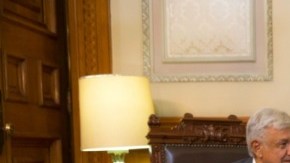 López Obrador y Peña Nieto, en su primera reunión tras los comicios.