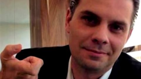 El cronista de TV Azteca Christian Martinoli.