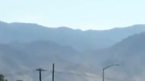 La 210 Freeway en San Bernardino fue cerrada tras el incidente.