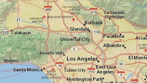 La estrella señala el epicentro del sismo.