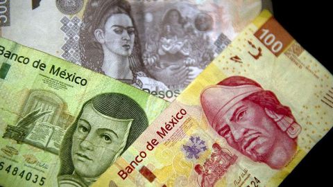 Billetes mexicanos.