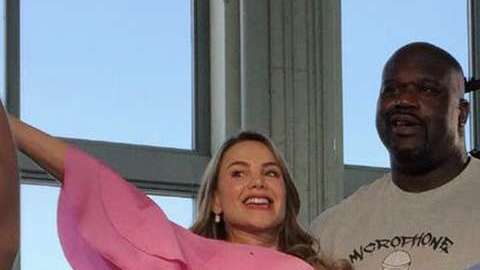 Ximena Córdoba y Shaquille O’Neal