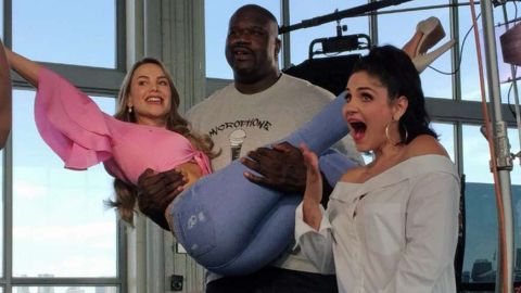 Ximena Córdoba y Shaquille O’Neal