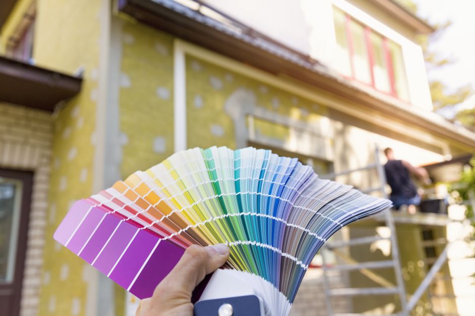 Download Colors de la pintura casa a la platja Desktop Wallpaper Free