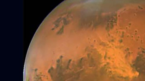 Marte será visible desde la Tierra.