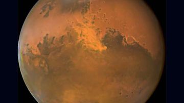 Marte será visible desde la Tierra.
