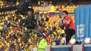 Sebastián Yatra y su show de bienvenida a la selección colombiana en El Campín.