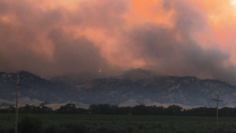 Más de 2,800 bomberos luchan contra el fuego en Yolo.