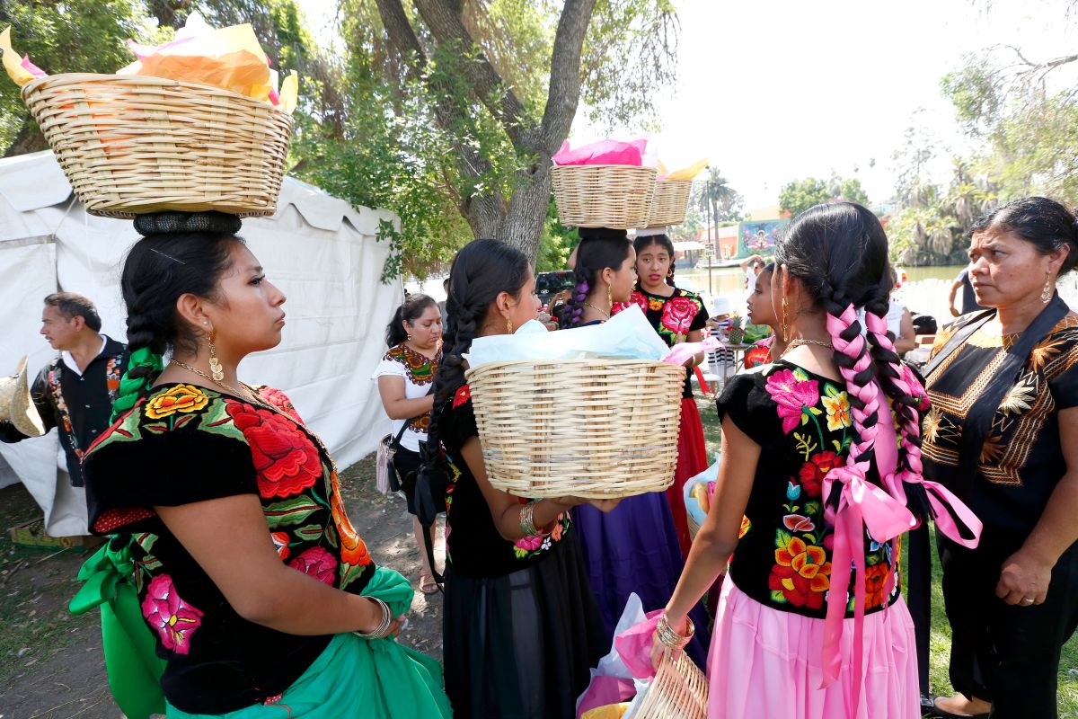 La comunidad indígena de Los Ángeles sufre los estragos de COVID-19. (Aurelia Ventura/La Opinion)