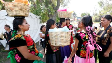 La comunidad indígena de Los Ángeles sufre los estragos de COVID-19. (Aurelia Ventura/La Opinion)