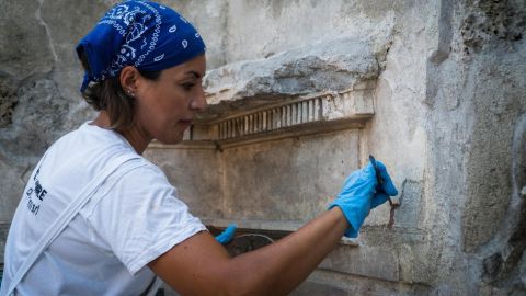 Cada día hallan nuevas piezas en Pompeya.