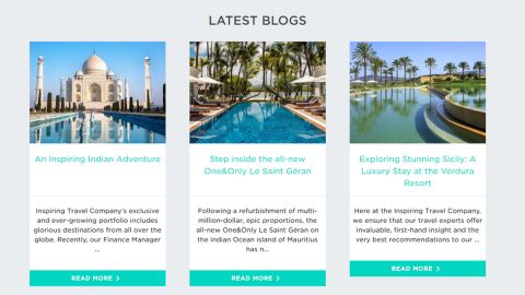 ITC sí tiene una página web pero no es posible usarla para hacer reservaciones.