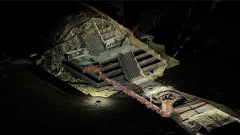 El túnel tiene una longitud de 103 metros.
