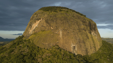 El Monte Lico se encuentra en el norte de Mozambique.