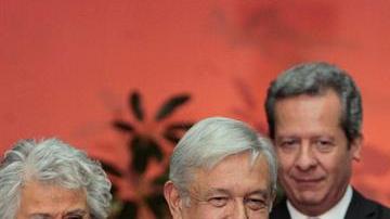 El presidente electo con el mandatario en funciones.