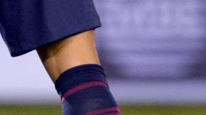 Estado en que se encuentra el césped del estadio José Zorrilla, de Valladolid. (Foto: EFE/NACHO GALLEGO)