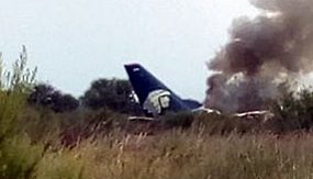 En la aeronave viajaban 103 personas.