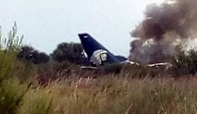 En la aeronave viajaban 103 personas.