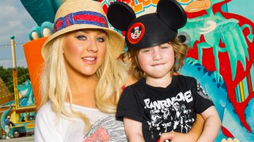 Christina Aguilera y su hijo Max